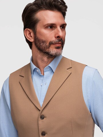 Ombre Gilet in Bruin