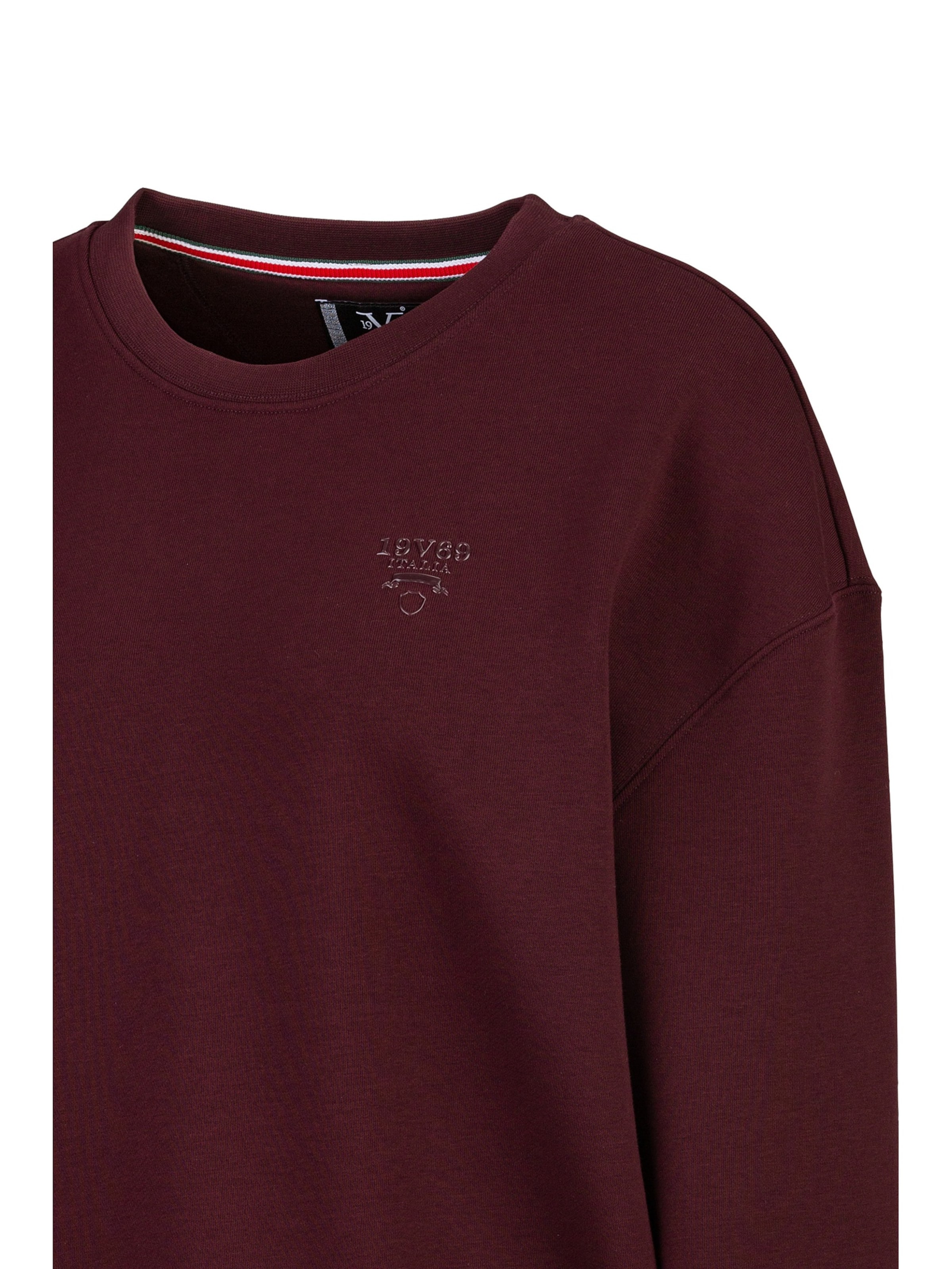 19V69 ITALIA Sweatshirt 'Sinja ' in Rood