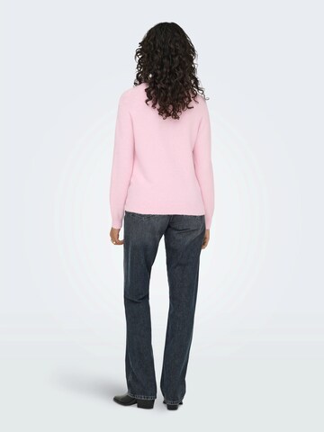 ONLY Pullover 'ONLRICA' in Pink