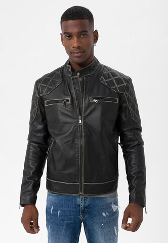 Jimmy Sanders Jacke in Grün: Vorderseite