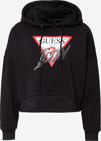 GUESS - Sudadera en negro: frente