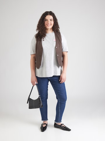 ONLY Carmakoma - Camisa em cinzento
