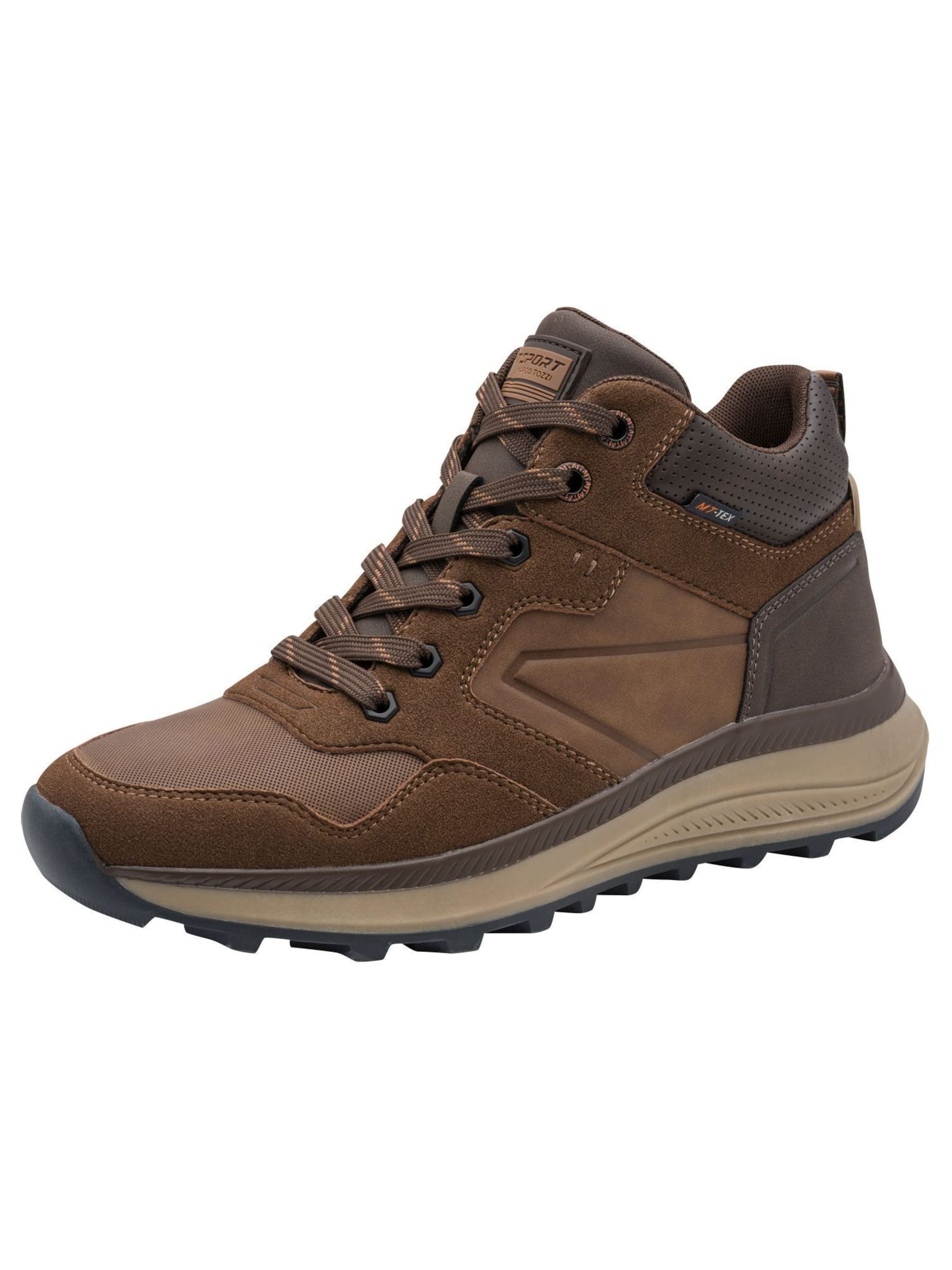 MARCO TOZZI Sneakers laag in Bruin: voorkant