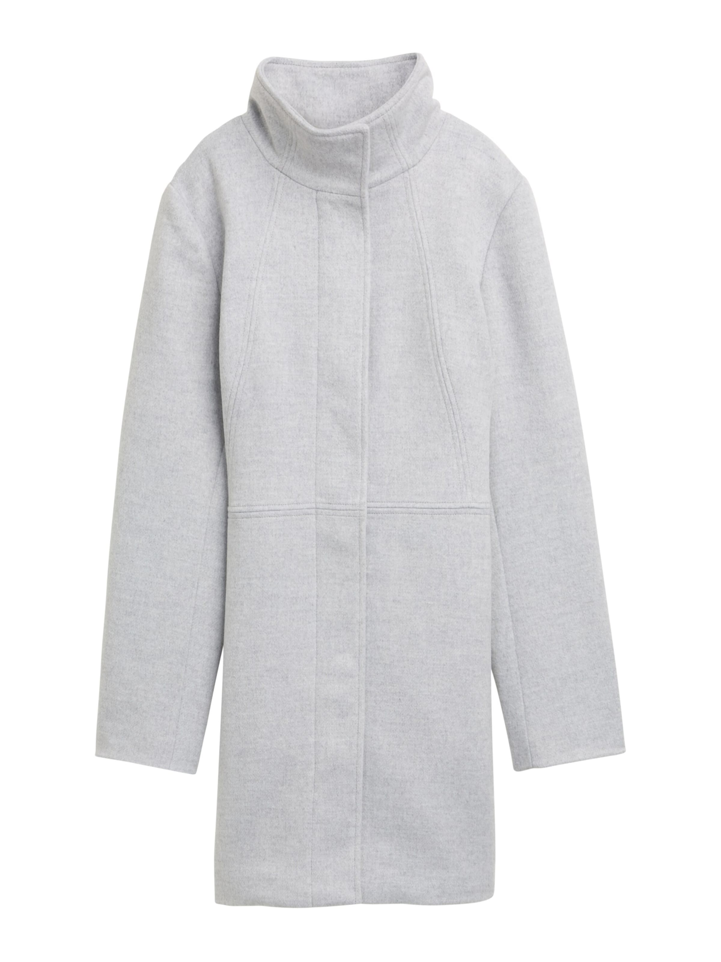 Manteau mi-saison TOM TAILOR DENIM en gris : devant