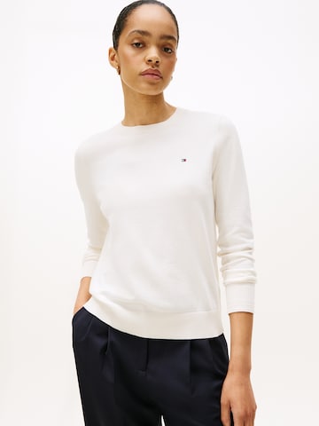 TOMMY HILFIGER Pulover | bela barva: sprednja stran