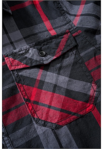 Brandit Средняя посадка Рубашка 'Roadstar' в Серый