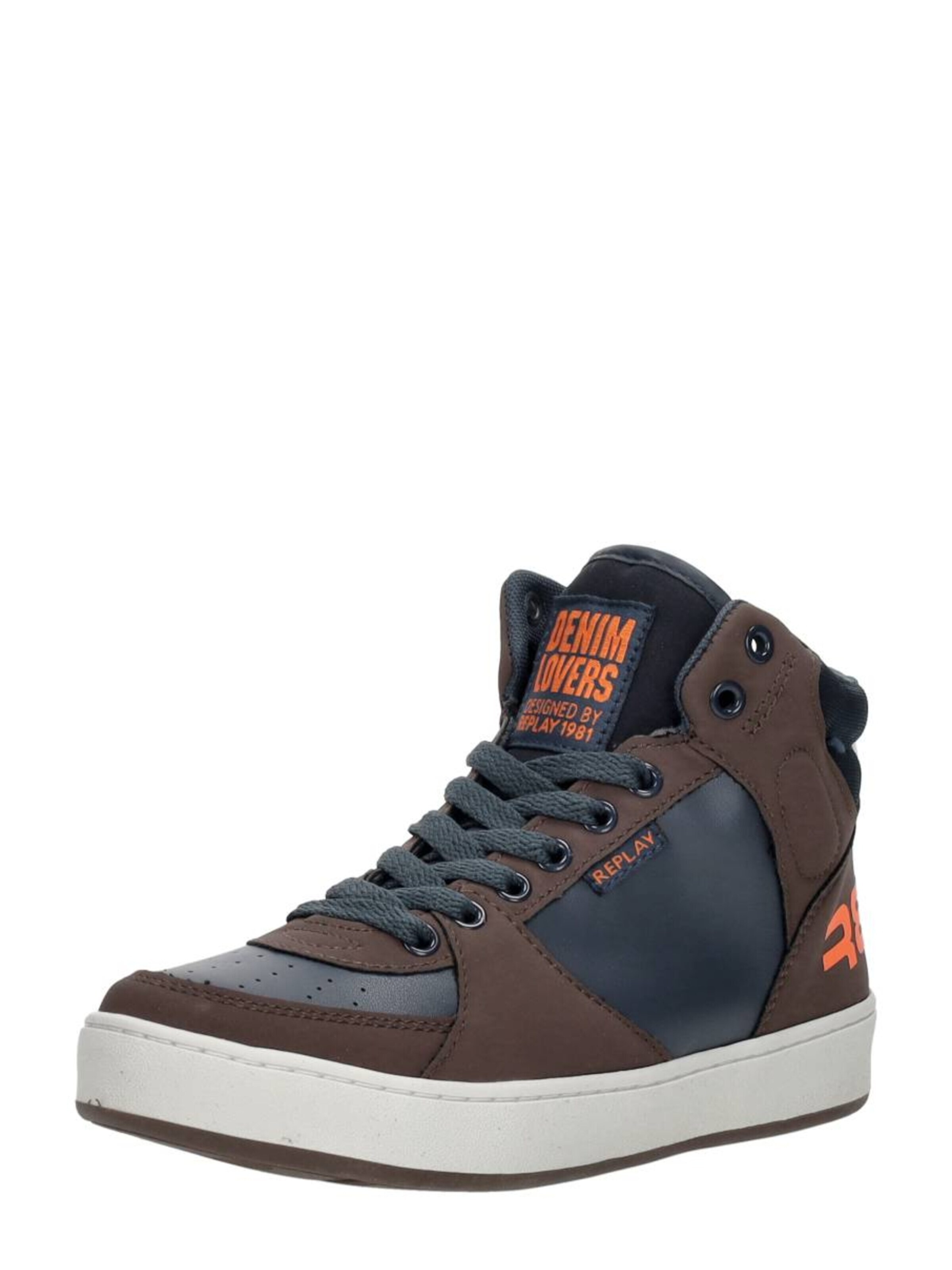 Baskets 'Cobra 9CC' REPLAY en marron