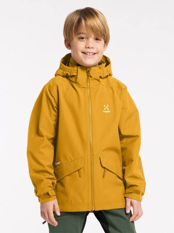 Haglöfs Outdoor jacket 'Mila' in Yellow: front