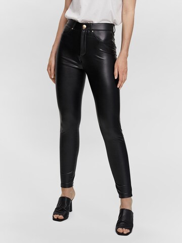 VERO MODA Skinny Broek 'AUGUSTA' in Zwart: voorkant