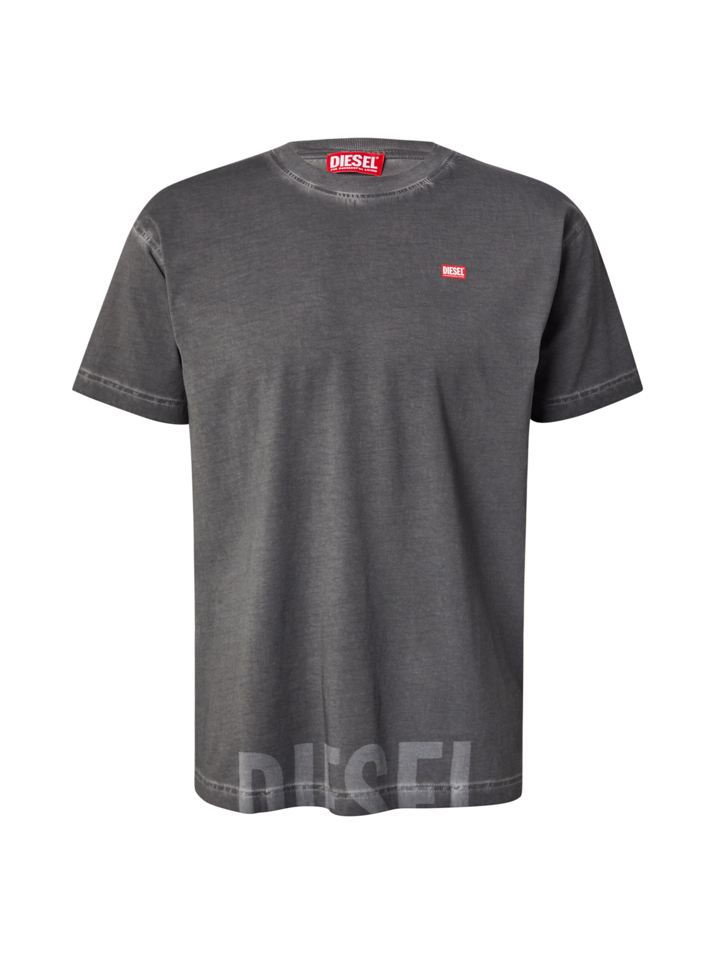 DIESEL Shirt 'T-NORM-T7' in Grey: front