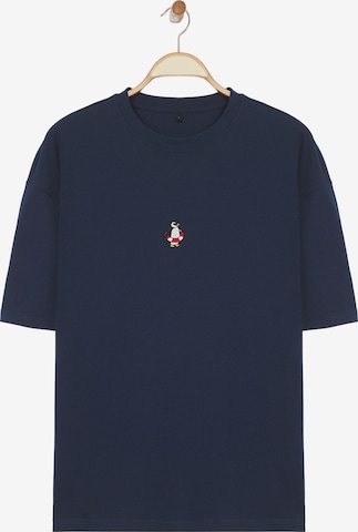 Trendyol Shirt in Blue: front