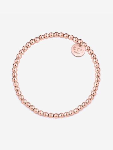 CLASSYANDFABULOUS Jewelry Bracelet 'CLASSYANDFABULOUS Beaded' in Gold: front