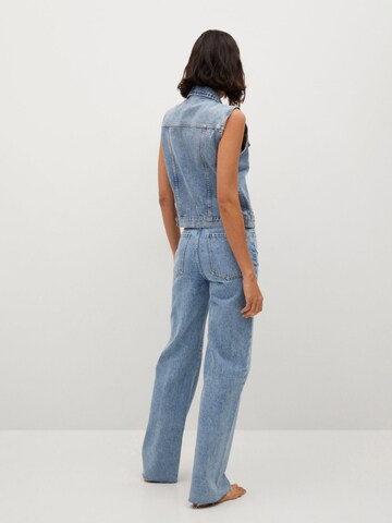 MANGO Wide Leg Jeans 'Nora' in Blau