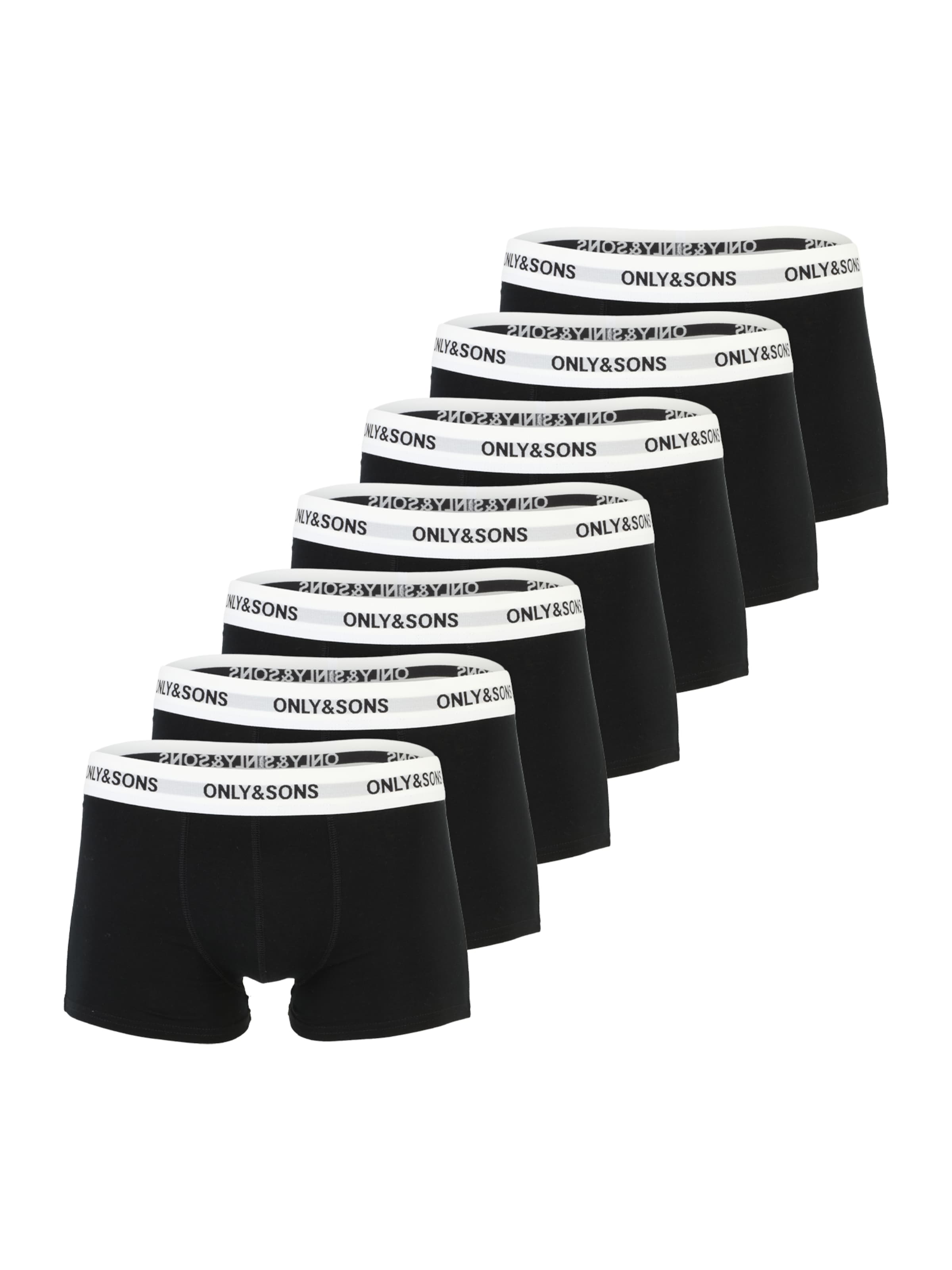 Boxers 'ONSTREY' Only & Sons en noir : devant