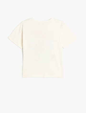 Koton T-Shirt in Weiß
