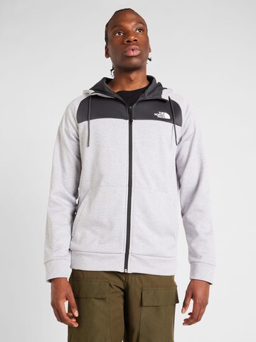 THE NORTH FACE Sportsweatvest 'REAXION' in Grijs: voorkant