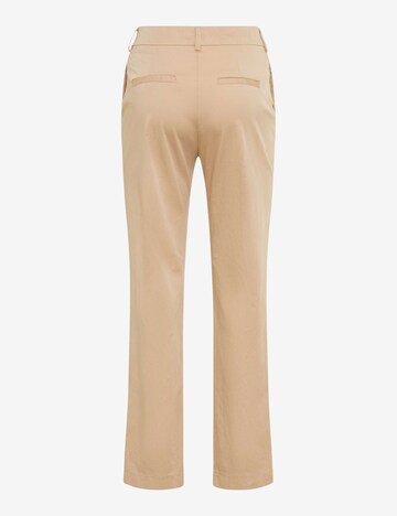 BRAX Slimfit Bandplooibroek ' Madison ' in Beige