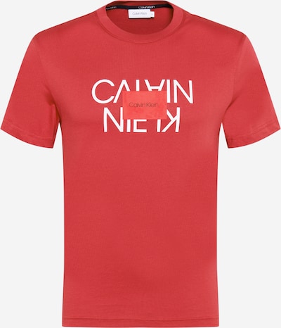 Calvin Klein T-Shirt in rot / schwarz / weiß, Produktansicht