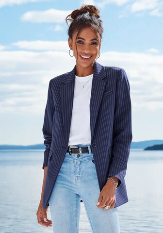 LASCANA Blazer in Blue: front