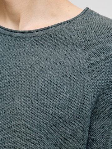 JACK & JONES Regular fit Sweater 'JJEHILL' in Blue