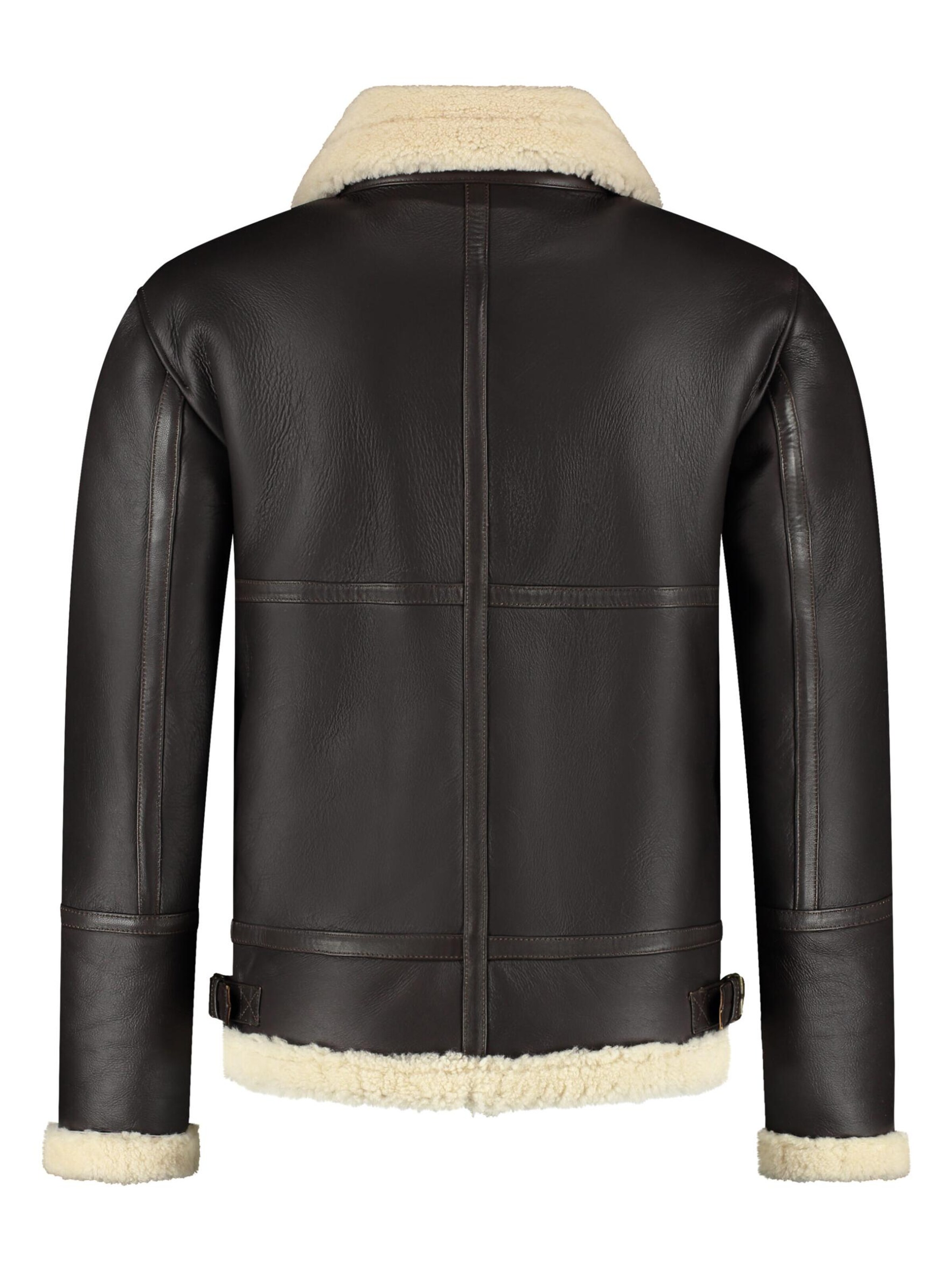 Veste d’hiver 'HUNTER SHEARLING HERITAGE' CYCAS D'OR en marron