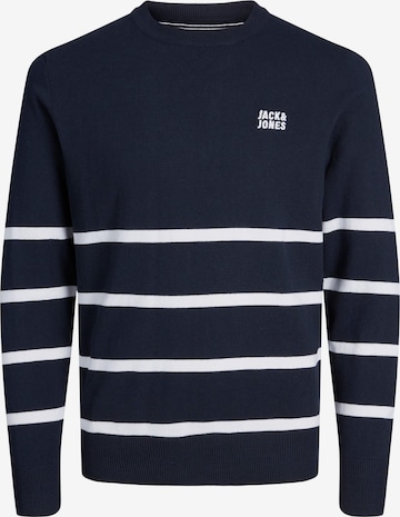 JACK & JONES Sweater in Blue: front