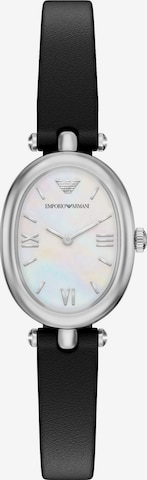 Emporio Armani Analoguhr in Silber: Vorderseite