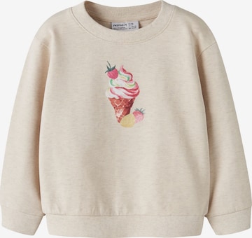 NAME IT Sweatshirt in Beige: front