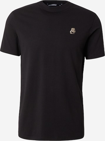 Karl Lagerfeld T-Shirt in Schwarz: Vorderseite