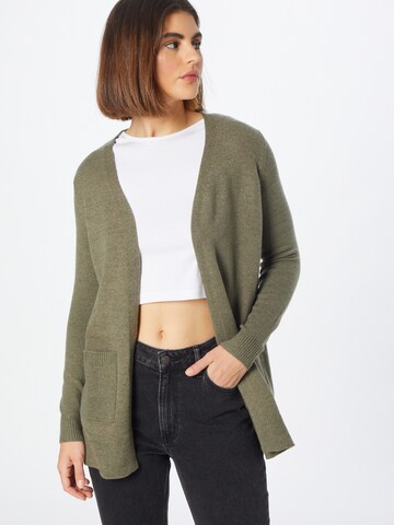 VERO MODA - Casaco de malha 'Lillie' em verde: frente