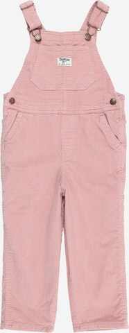 regular Pantaloni con pettorina di OshKosh in rosa: frontale