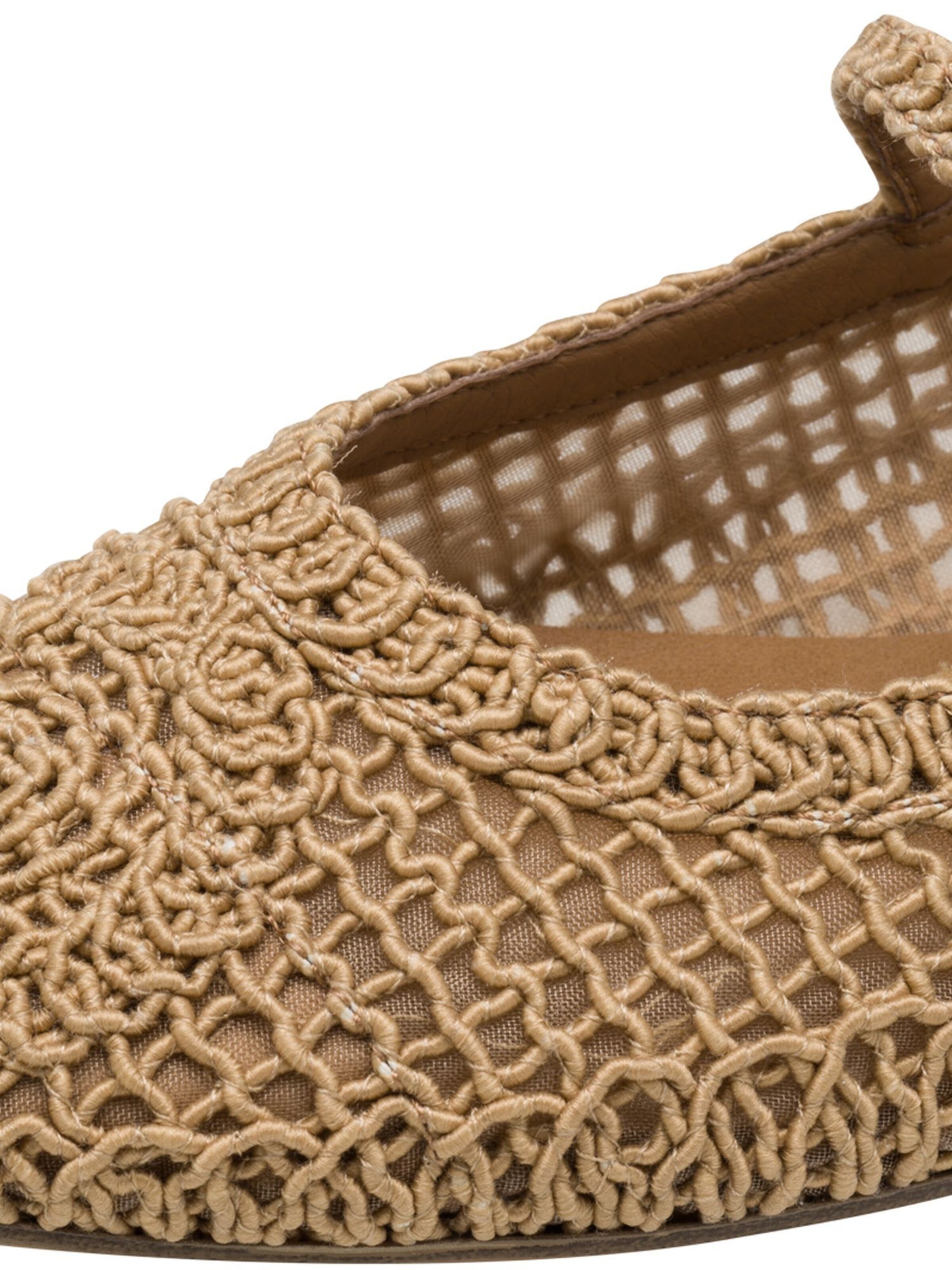 Ballerines à lanières Tamaris en beige