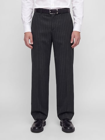 JACK & JONES - Slimfit Pantalón de pinzas 'MARTIN' en negro: frente