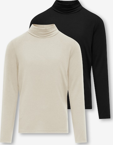 ONLY GIRLS Shirt 'KOGLELA' in Beige: front