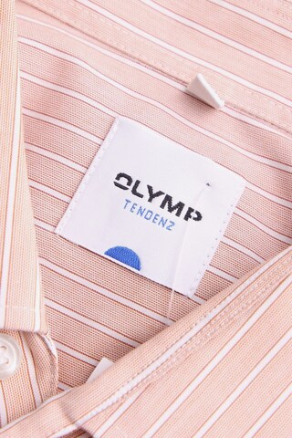 OLYMP TENDENZ Button Up Shirt in XXL in Beige