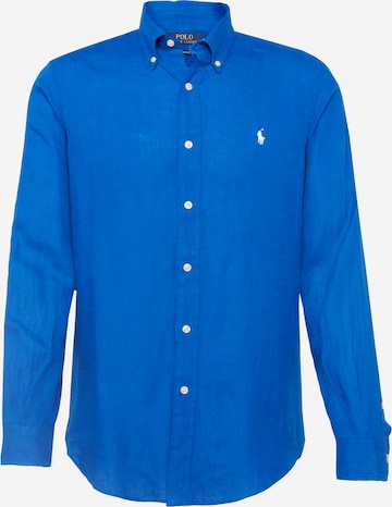 Polo Ralph Lauren Button Up Shirt in Blue: front