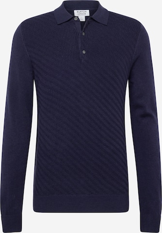 Pull-over BURTON MENSWEAR LONDON en bleu : devant