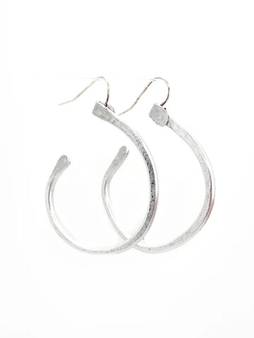 d'ecolife Essentials Earrings 'Arco' in Silver: front