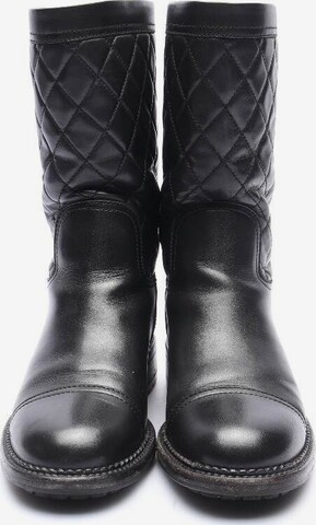 CHANEL Stiefeletten 37,5 in Schwarz