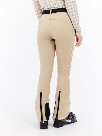 PROTEST Slimfit Sportbroek 'PRTBABOU' in Bruin
