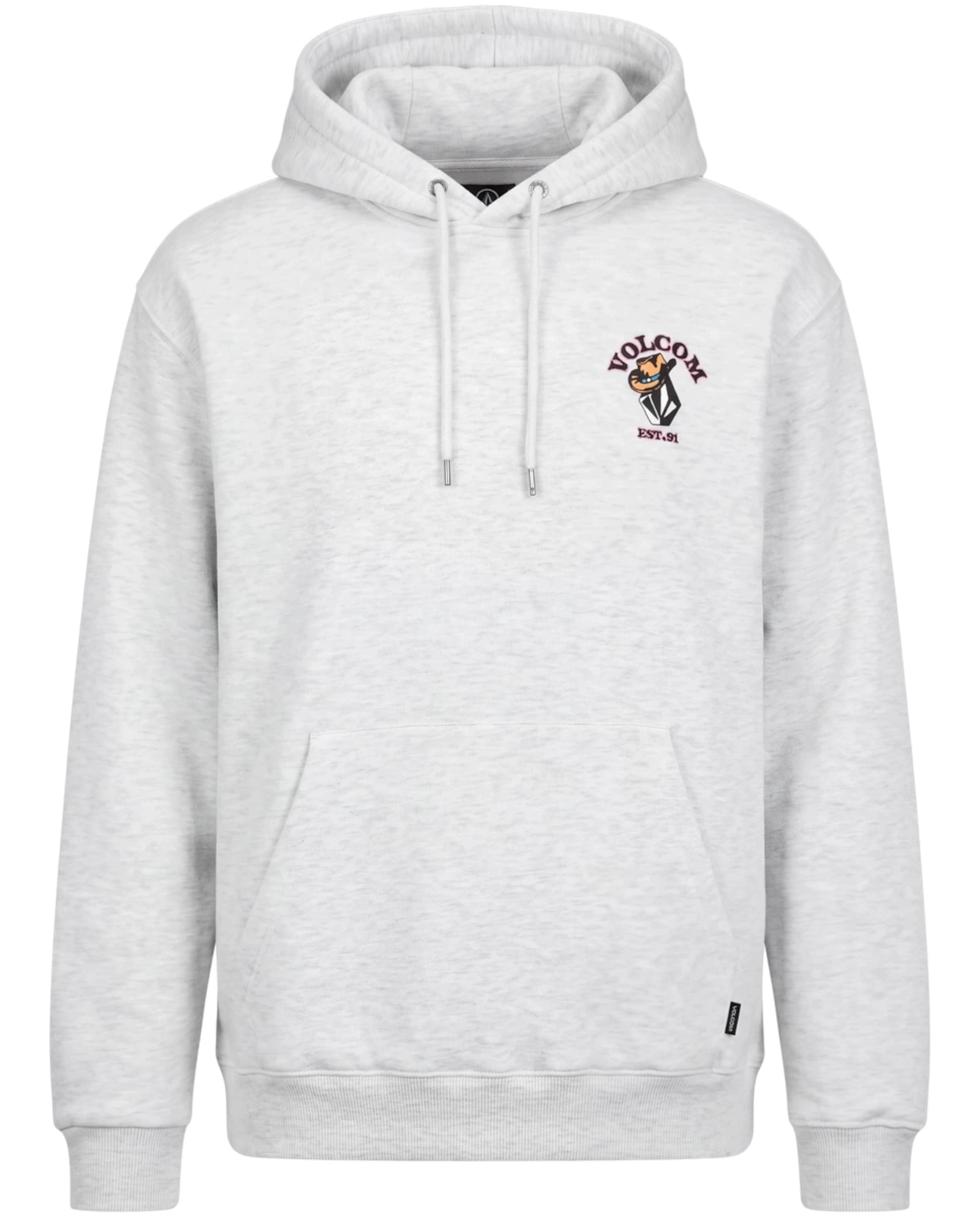 Felpa 'NODER' di Volcom in grigio: frontale