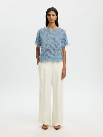 SELECTED Bluse 'SLFMyline' i blå