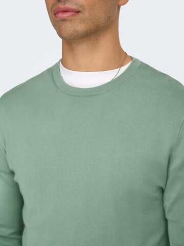 Pulover 'ONSWYLER' de la Only & Sons pe verde