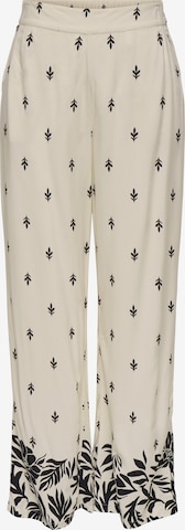 JDY Wide leg Trousers 'JDYMAGGIE' in Beige: front