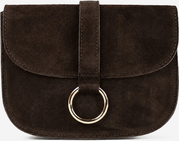 lePelou Handtasche 'HANNA' in Braun: Vorderseite