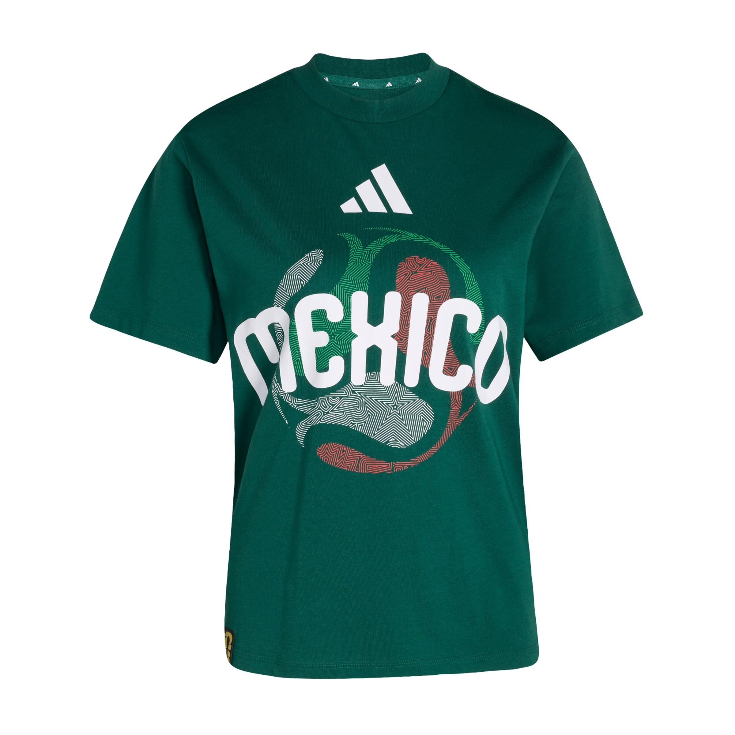 ADIDAS PERFORMANCE Functioneel shirt 'FIFA Fussball-Weltmeisterschaft 26™ Mexiko' in de kleur Groen / Donkergroen / Rood / Wit, Productweergave