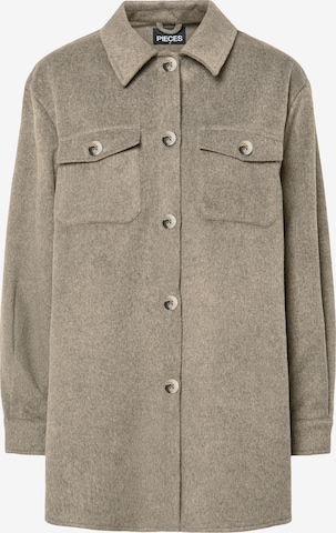 Veste mi-saison 'PCSAGA' PIECES en marron : devant
