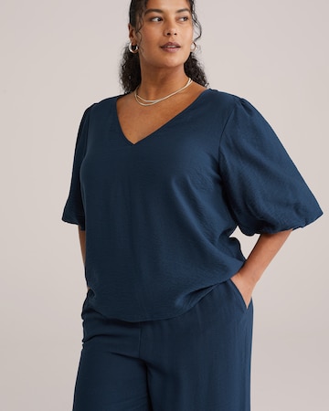 Maglietta di WE Fashion in blu: frontale