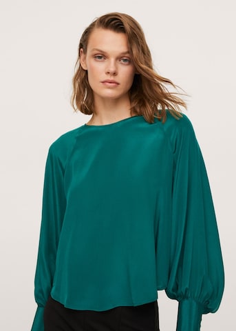 Bluză 'Nait' de la MANGO pe verde