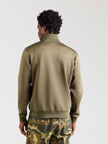 Les Deux - Sudadera con cremallera en verde